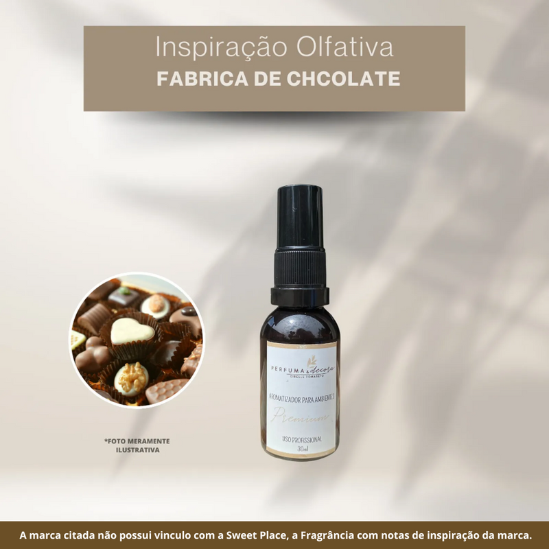 Aromatizador de Ambientes Marketing Olfativo - Fábrica de Chocolate